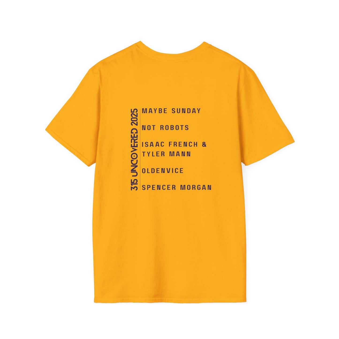 Official 315 Uncovered Unisex Softstyle T-Shirt