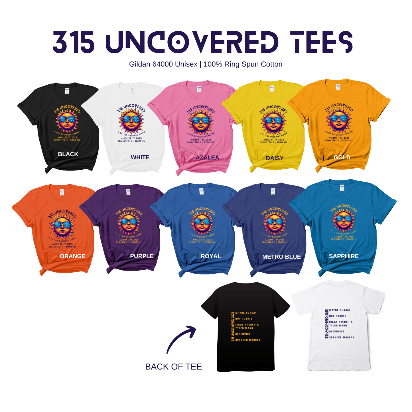 Official 315 Uncovered Unisex Softstyle T-Shirt